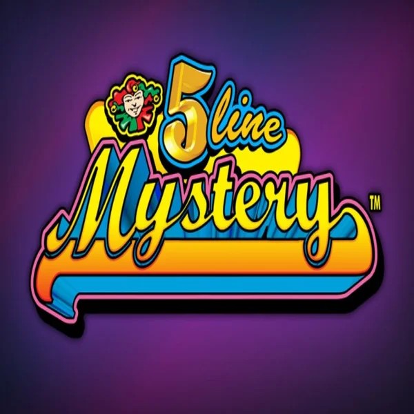 5 Line Mystery slot logo by Eurocoin Interactive at Aphrodite Casino