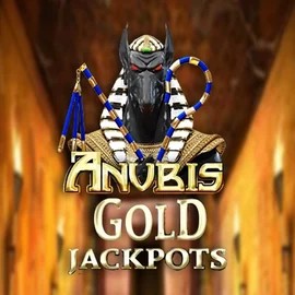 Anubis Gold Jackpots logo by Inspired Gaming at Aphrodite Casino