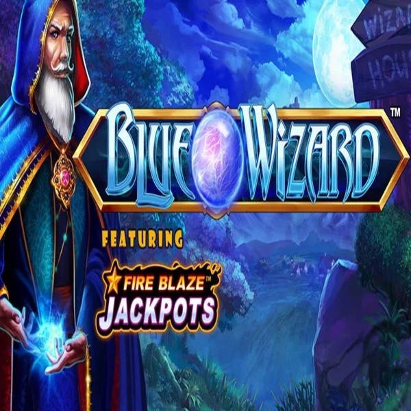 Blue Wizard Fire Blaze Jackpots – slot by Rarestone Gaming, featured at casinoaphrodite.eu