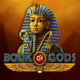 Book of Gods logo by BF Games at Aphrodite Casino