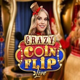 Crazy Coin Flip game by Evolution – logo hosted on Aphrodite Casino