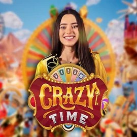 Crazy Time by Evolution, showcased at casinoaphrodite.eu – game logo
