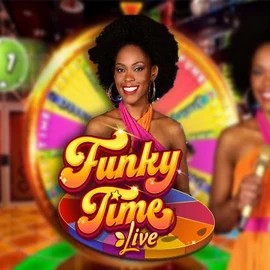 Funky Time online game logo by Evolution on casinoaphrodite.eu
