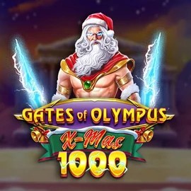 Slots logo of Gates of Olympus Xmas 1000 from Pragmatic Play at Aphrodite Casino