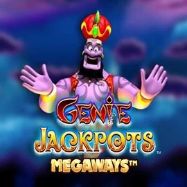 Genie Jackpots Megaways casino game by Blueprint Gaming – featured logo at Aphrodite Casino