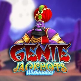 Genie Jackpots Wishmaker logo by Blueprint Gaming at Aphrodite Casino