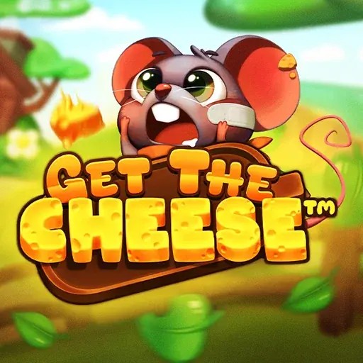 Get The Cheese online game logo by Hacksaw Gaming on casinoaphrodite.eu