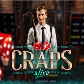 Live Craps logo – Live Casino by Evolution at Aphrodite Casino