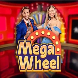Mega Wheel online game logo by Pragmatic Play on casinoaphrodite.eu