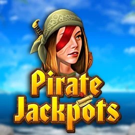 Pirate Jackpots online game logo by Belatra Games on casinoaphrodite.eu