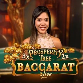 Live Casino logo of Prosperity Tree Baccarat from Evolution at Aphrodite Casino