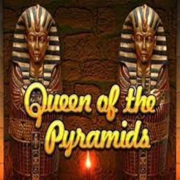Official Slots logo: Queen of the Pyramids by Playtech at Aphrodite Casino