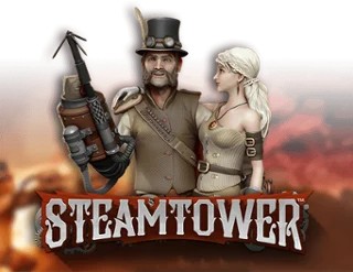 Steam Tower Slot logo – Slots by NetEnt at Aphrodite Casino