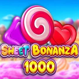 Sweet Bonanza 1000 logo by Pragmatic Play at Aphrodite Casino