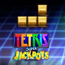 Jackpots logo of Tetris Super Jackpots from WMS at Aphrodite Casino
