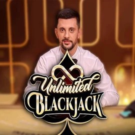 Unlimited Blackjack logo by Ezugi Aphrodite Casino
